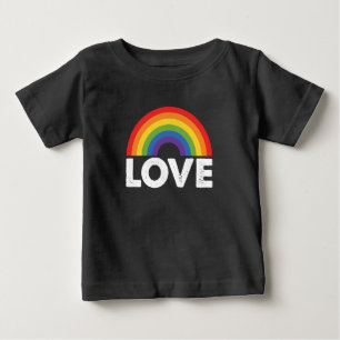 Pride Kärlek är Kärlek Homellikhet Regnbåge HBTQ  T Shirt