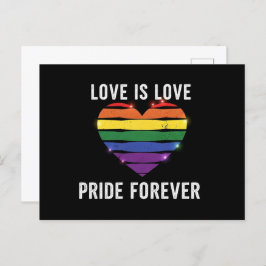 "Pride - Kärlek är Kärlek" Vykort