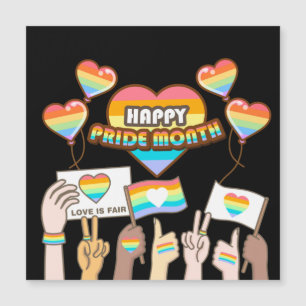 Pride kärlek. Kärlek är rättvist. Pride månad.