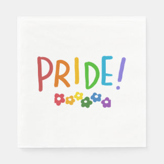 Pride Kärlek Proud Kärlek Sticker Pappersservett