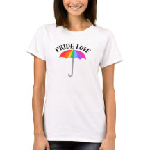 Pride Kärlek Umbrella Tshirt