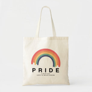 Pride Kärlek Vins Colorful Rainbow LGBTQ Tygkasse