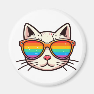 Pride kattunge magnet