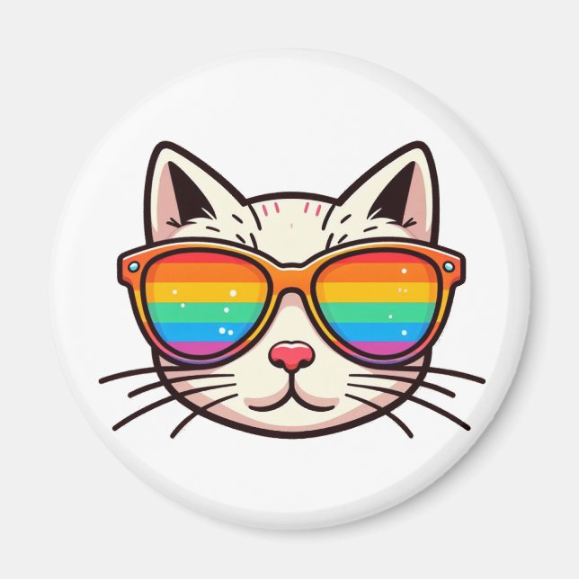 Pride kattunge magnet (Framsidan)