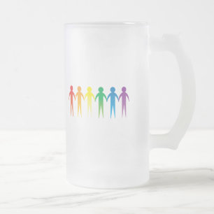 Pride kedjar frostat ölglas