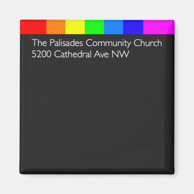 Pride-knapp Magnet (Framsidan)