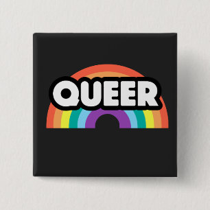 pride - Kö-regnbåge kärlek är kärlek. Knapp