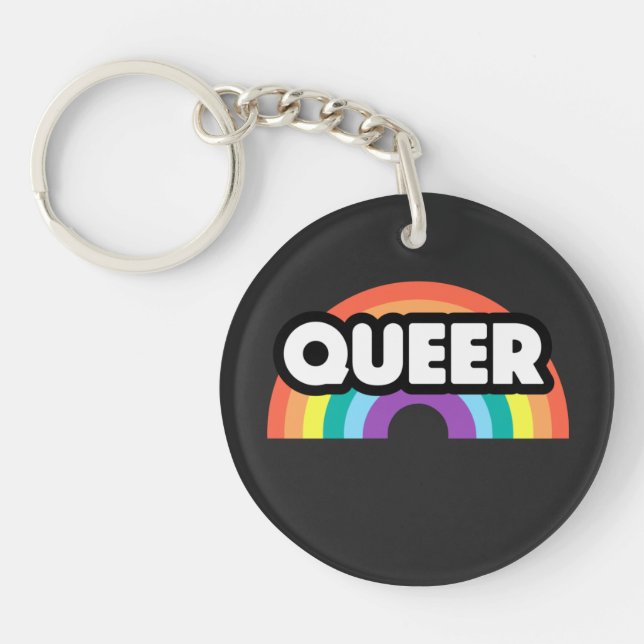pride - Kö-regnbåge kärlek är kärlek. Nyckelkedja (Framsidan)