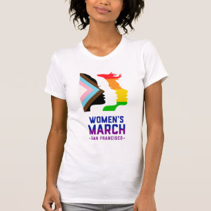 Pride Kvinnor i mars San Francisco T Shirt