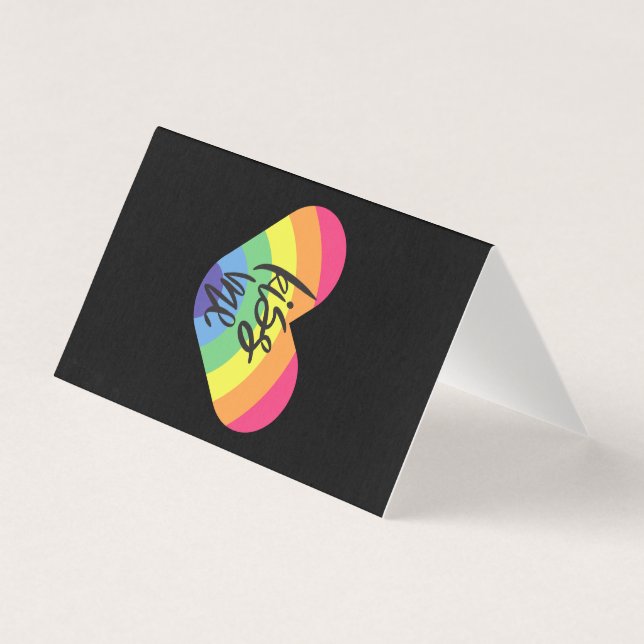 Pride, kyss mig, kärlek är rättvist. kort (Framsida)