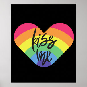 Pride, kyss mig, kärlek är rättvist. poster