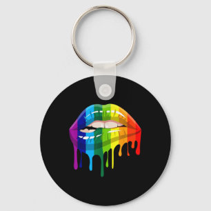 Pride Lesbisk Gay Läpp - Hbtq _1 Nyckelring