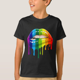Pride Lesbisk Gay Läpp - Hbtq _1 T Shirt