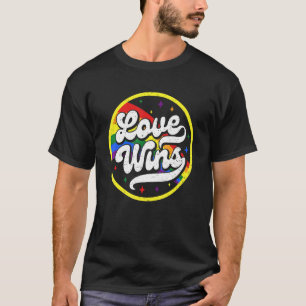 Pride LGB Q Månad Cute Kärlek Win Heart Rainbow Fl T Shirt