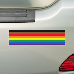 Pride lgbt lgbtq diversitet inklusive regnbåge bildekal