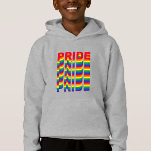 Pride lgbt lgbtq gay rainbow retro färg-barn t shirt