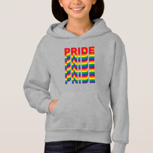 Pride lgbt lgbtq gay rainbow retro färg-barn t shirt