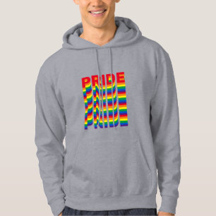 Pride lgbt lgbtq gay rainbow retro färg coola hoodie