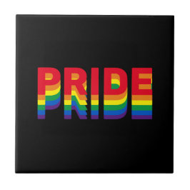 Pride lgbt lgbtq queer gay rainbow retro black kakelplatta