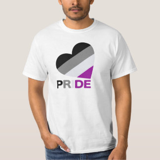 Pride LGBTQ+ Asexuellt Flagga T Shirt