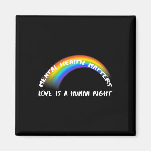 Pride Lgbtq - Kärlek är en mänsklig Höger Magnet