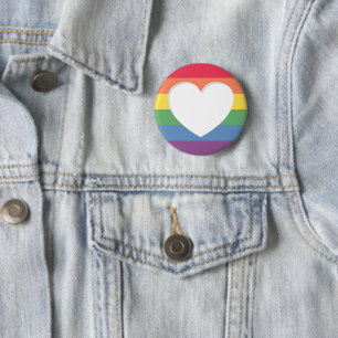 Pride LGBTQ Kärlek är Kärlek-knappstift Knapp