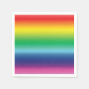 Pride lgbtq lgbt gay quer rainbow gradient färg pappersservett