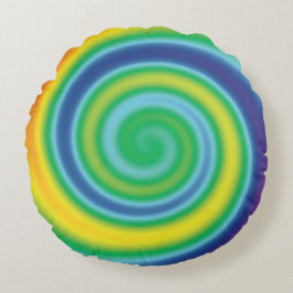 Pride lgbtq lgbt regnbåge färg coola rad rund kudde