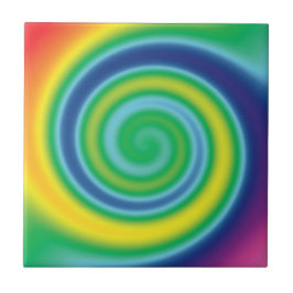 Pride lgbtq lgbt regnbåge färg snurrande coola kakelplatta