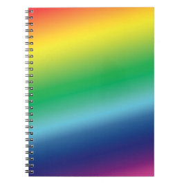 Pride lgbtq lgbt regnbåge flagga mönster spiral anteckningsbok