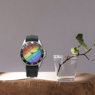 Pride LGBTQA+-regnbåge Armbandsur