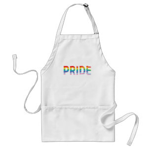 PRIDE LGBTQIA Rainbow Flagga, Brev Coola Förkläde
