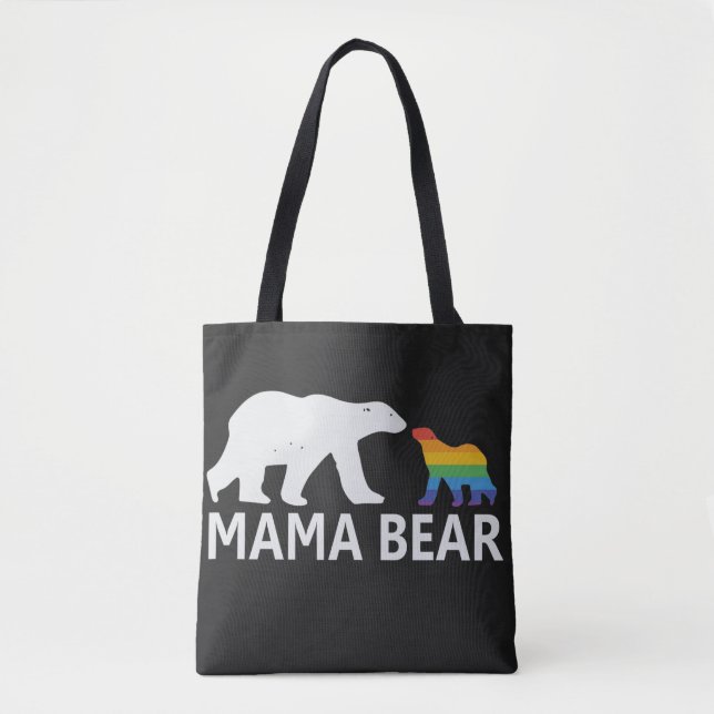  Pride Mamma Bear Proud Mamma Lgbt Mamma Bear Tygkasse (Framsida)