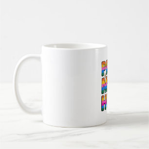 Pride Mamma Kramar Vintage Regnbåge Vektor Design_ Kaffemugg