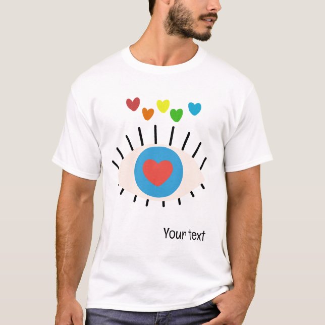 Pride månad LGBT med regnbåge födelsedag T Shirt (Framsida)