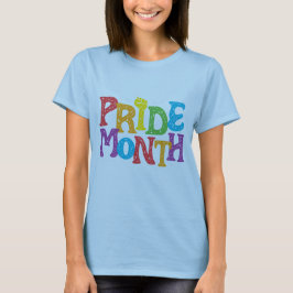 Pride Månadsblå kvinnor T Shirt