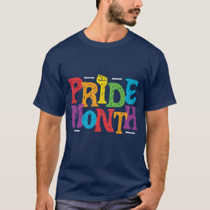 Pride Månadsblått manar T Shirt