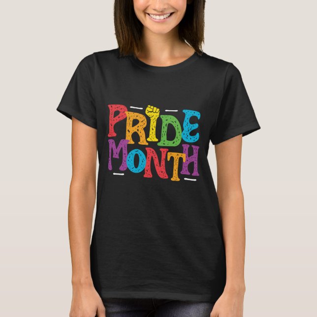 Pride Månadsvisa kvinnor T Shirt (Framsida)