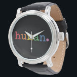 Pride Mänsklig HBT Regnbåge HBTQ Jämlikhet Armbandsur<br><div class="desc">Pride Mänsklig HBT Regnbåge HBTQ Jämlikhet</div>