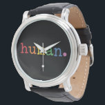 Pride Mänsklig HBT Regnbåge HBTQ Jämlikhet Armbandsur<br><div class="desc">Pride Mänsklig HBT Regnbåge HBTQ Jämlikhet</div>