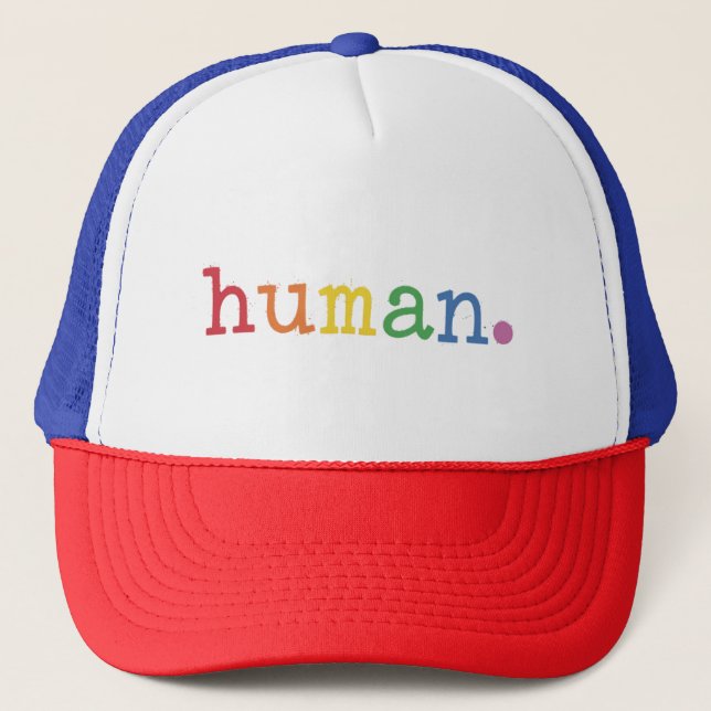 Pride Mänsklig HBT Regnbåge HBTQ Jämlikhet Keps (Framsida)