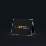 Pride Mänsklig HBT Regnbåge HBTQ Jämlikhet Kort<br><div class="desc">Pride Mänsklig HBT Regnbåge HBTQ Jämlikhet</div>