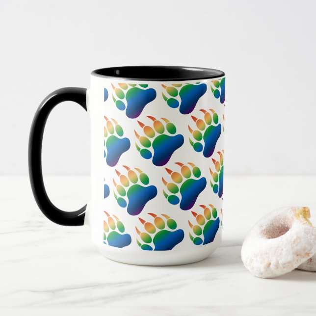 Pride med växellåda Bear Tass Wrapping Papper Mugg (Med munk)