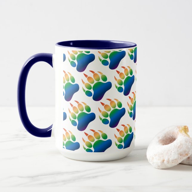 Pride med växellåda Bear Tass Wrapping Pappra Mugg (Med munk)