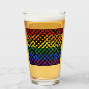 Pride Mönster Förreglande kretsar Glaskopp