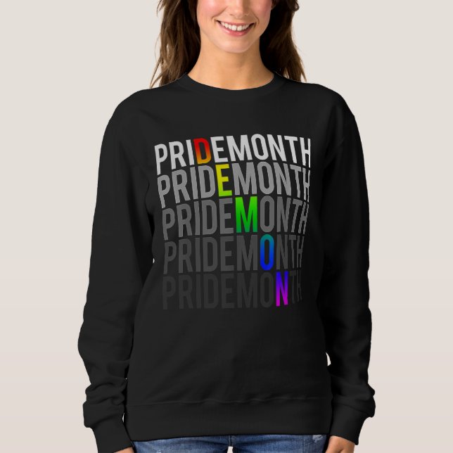 Pride Month Demon LGBT Gay Pride Month Transgender T Shirt (Framsida)
