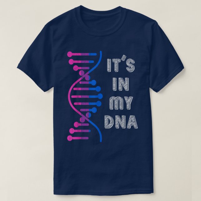 Pride Month DNA Biseuality Flagga Bi Pride LGBT Bi T Shirt (Design framsida)