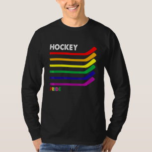 Pride Month HBT Gay Transgender Flagga Ice Hockey T Shirt