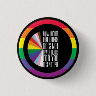 Pride Month HBTQ med regnbågstema Knapp