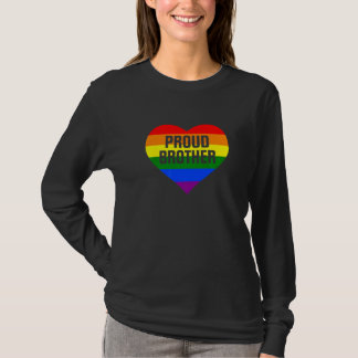 Pride Month Proud Brother Lgbt Rainbow Flag T Shirt